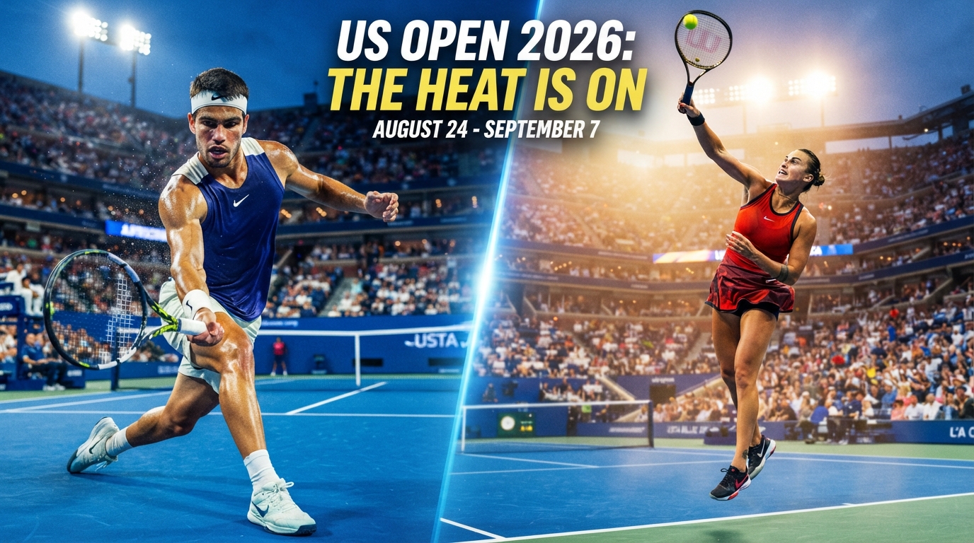 US Open 2026: Carlos Alcaraz Survives, Sabalenka Dominates and the Tournament Gets Hot