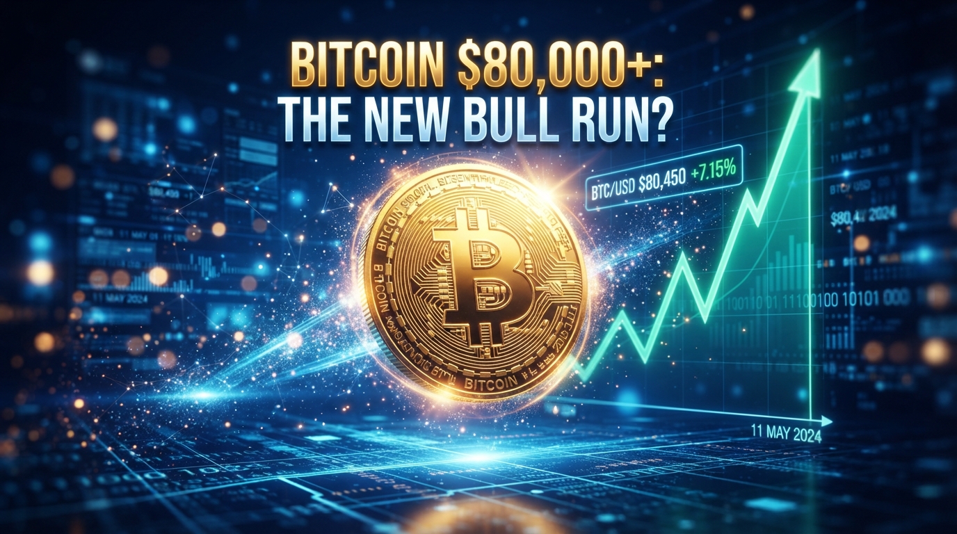 البيتكوين يتجاوز 80 ألف دولار مجددًا.. هل بدأت موجة صعود جديدة؟ | Bitcoin Surges Above $80K Again