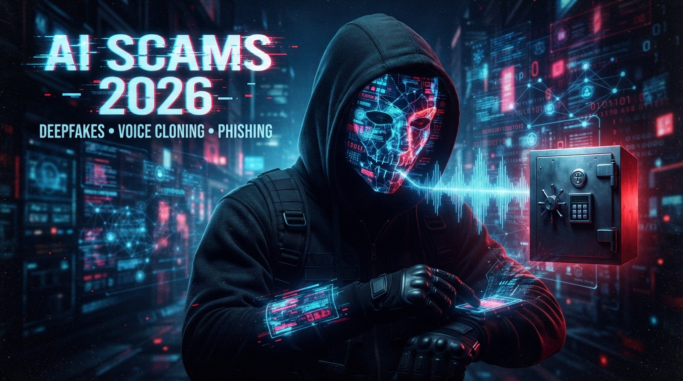 AI Scams 2026: 10 Dangerous Tricks Using Deepfakes, Voice Cloning and Phishing
