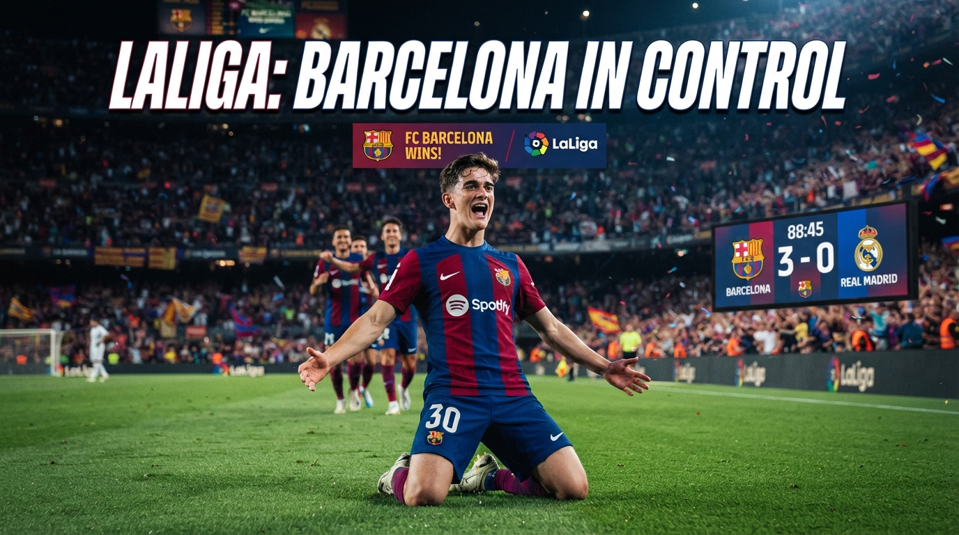 Barcelona Can Take Control of LaLiga After Real Madrid Shock Defeat: Valencia Clash Could Open Early Gap