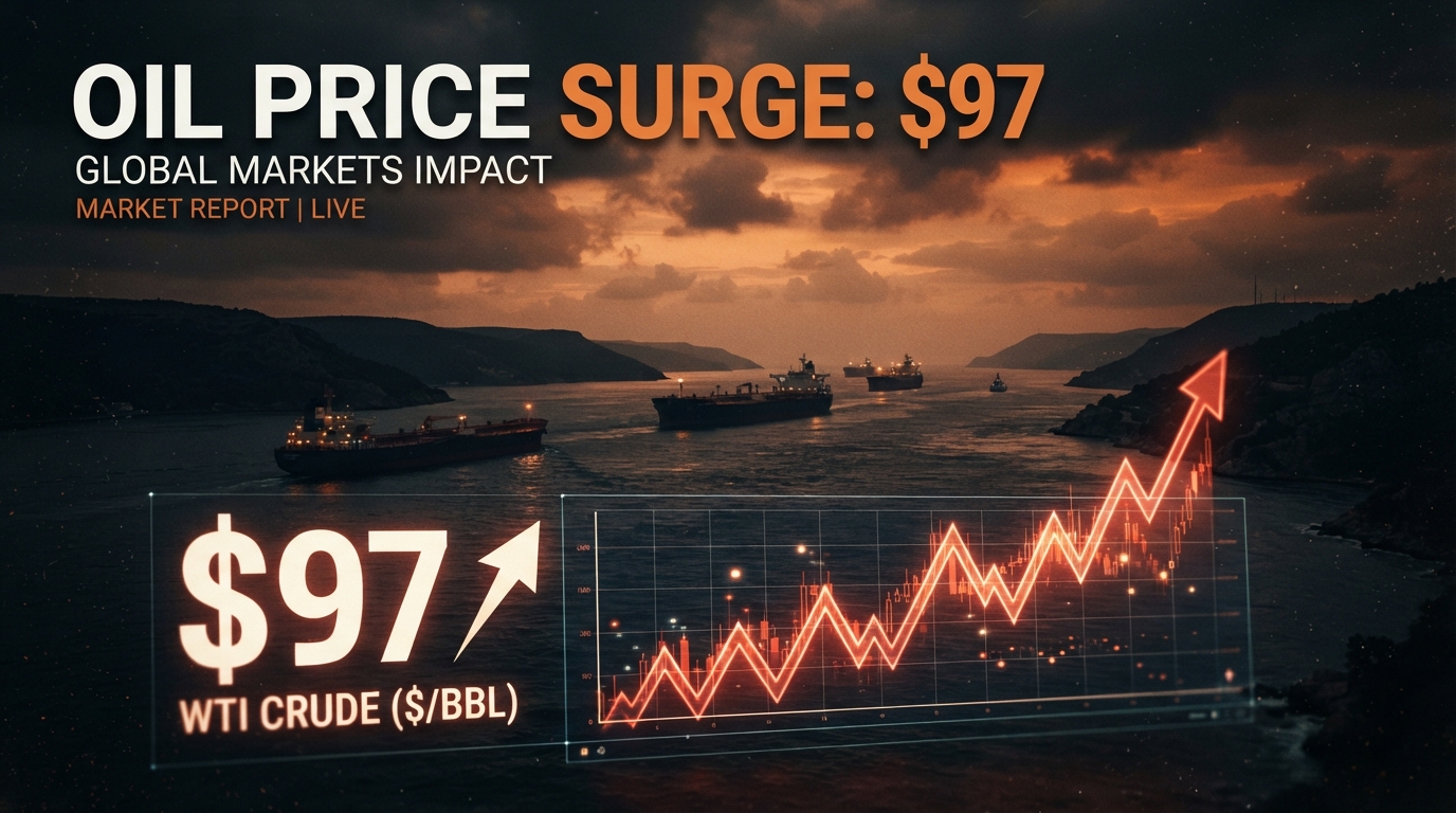 Oil Price Nears $97 as Strait of Hormuz Tensions Rise — What It Means for Inflation and Global Markets