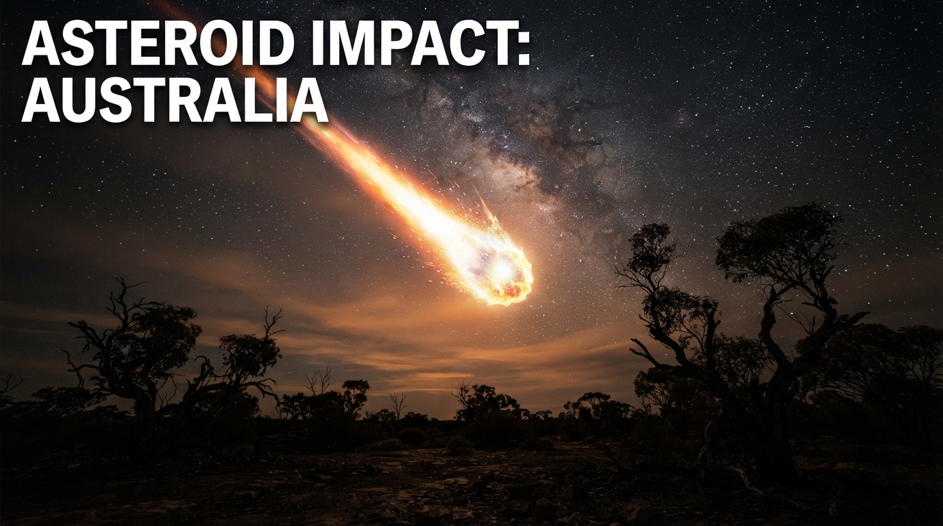 Asteroid Detected Before Impact Burns Up Near Australia in Rare Space Event