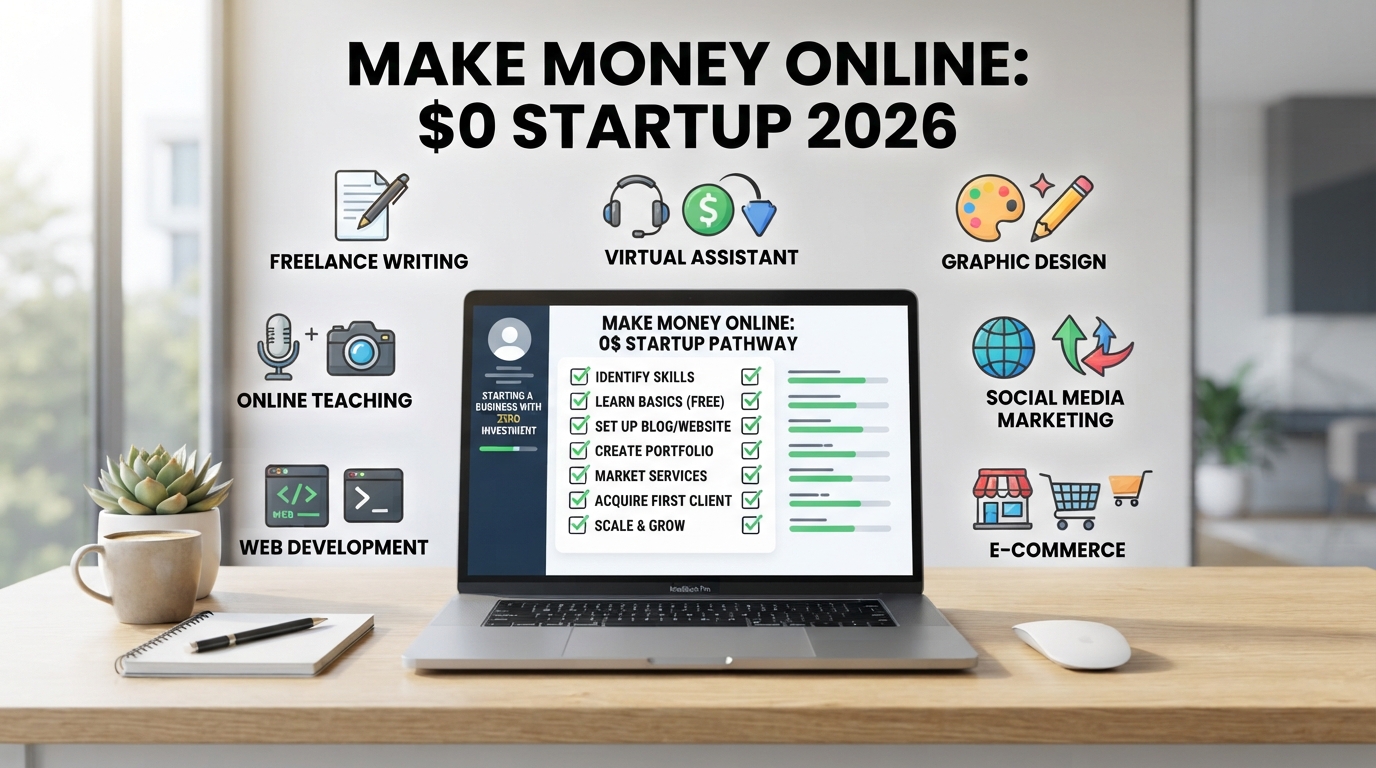 7 Ways to Make Money Online Without Paying Anything Upfront in 2026
