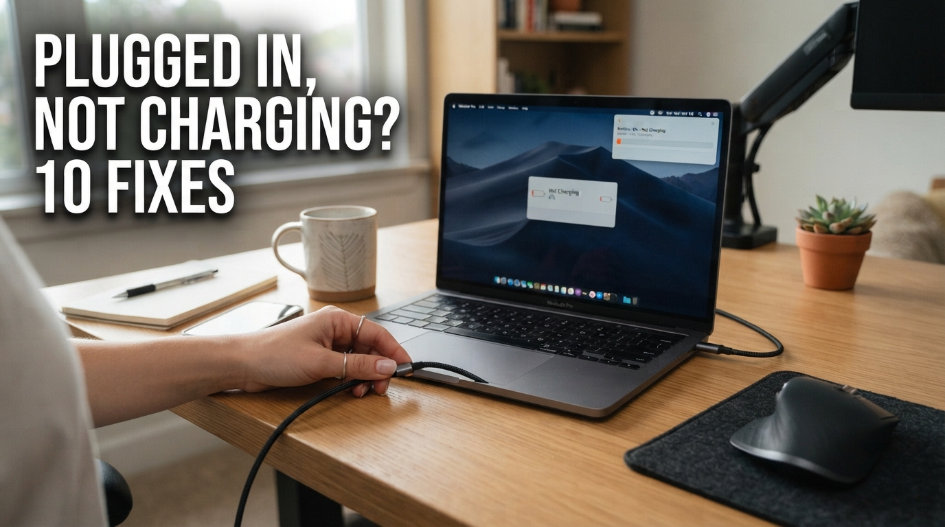 Laptop Plugged In but Not Charging? 10 Fixes Before Replacing the Battery