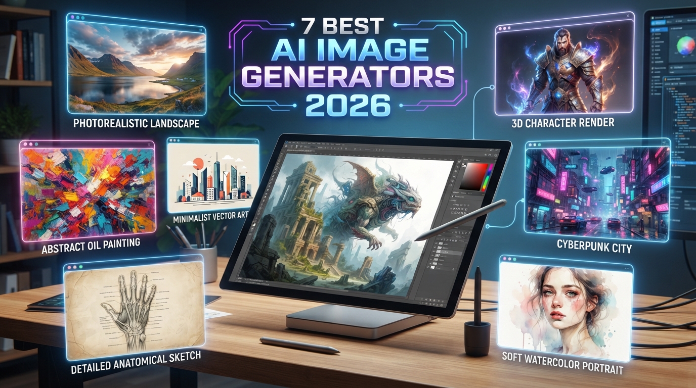 Best AI Image Generators in 2026: 7 Powerful Tools Compared