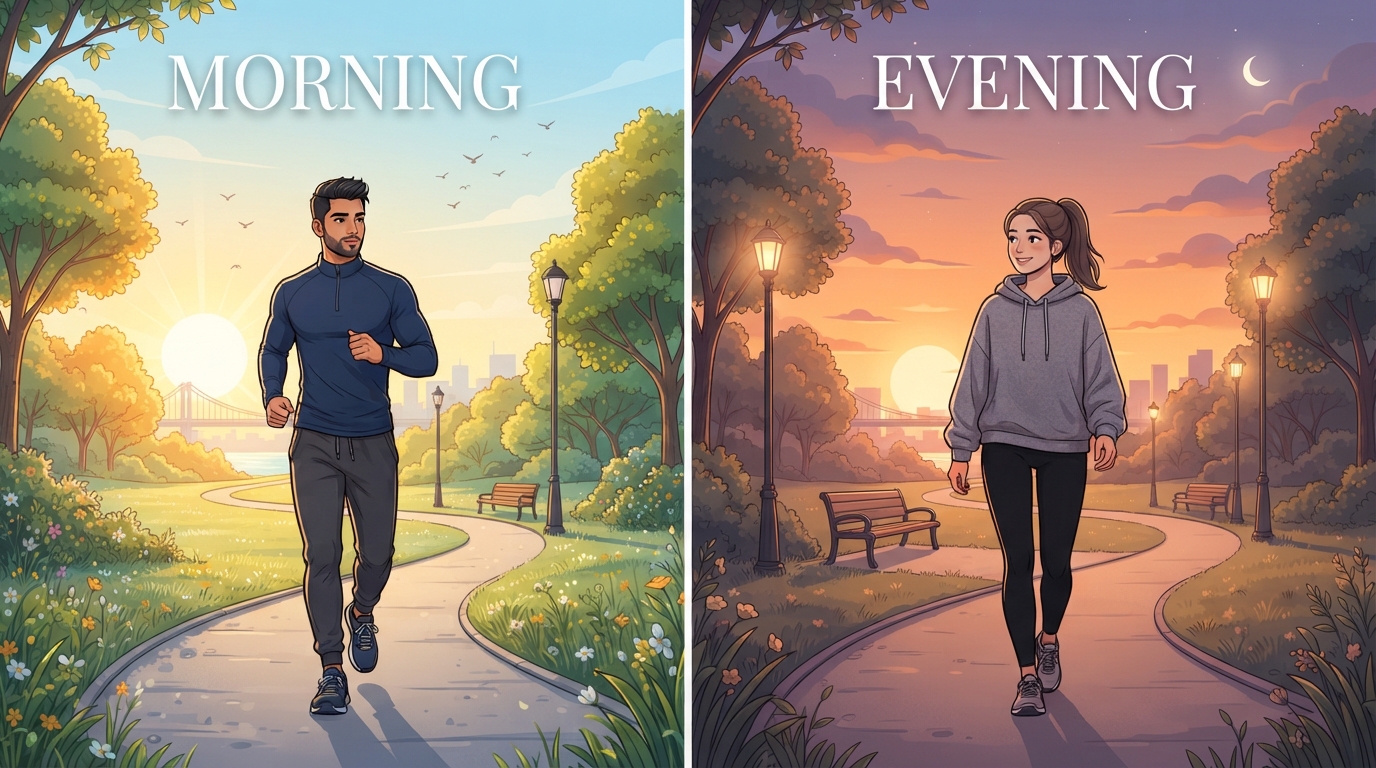 Morning Walk vs Evening Walk: What Is the Difference?